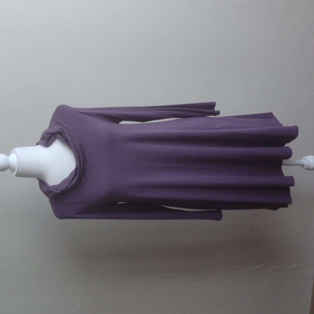 Et' Lois purple long‎ sleeved dress/top. Size Medium Made in the USA